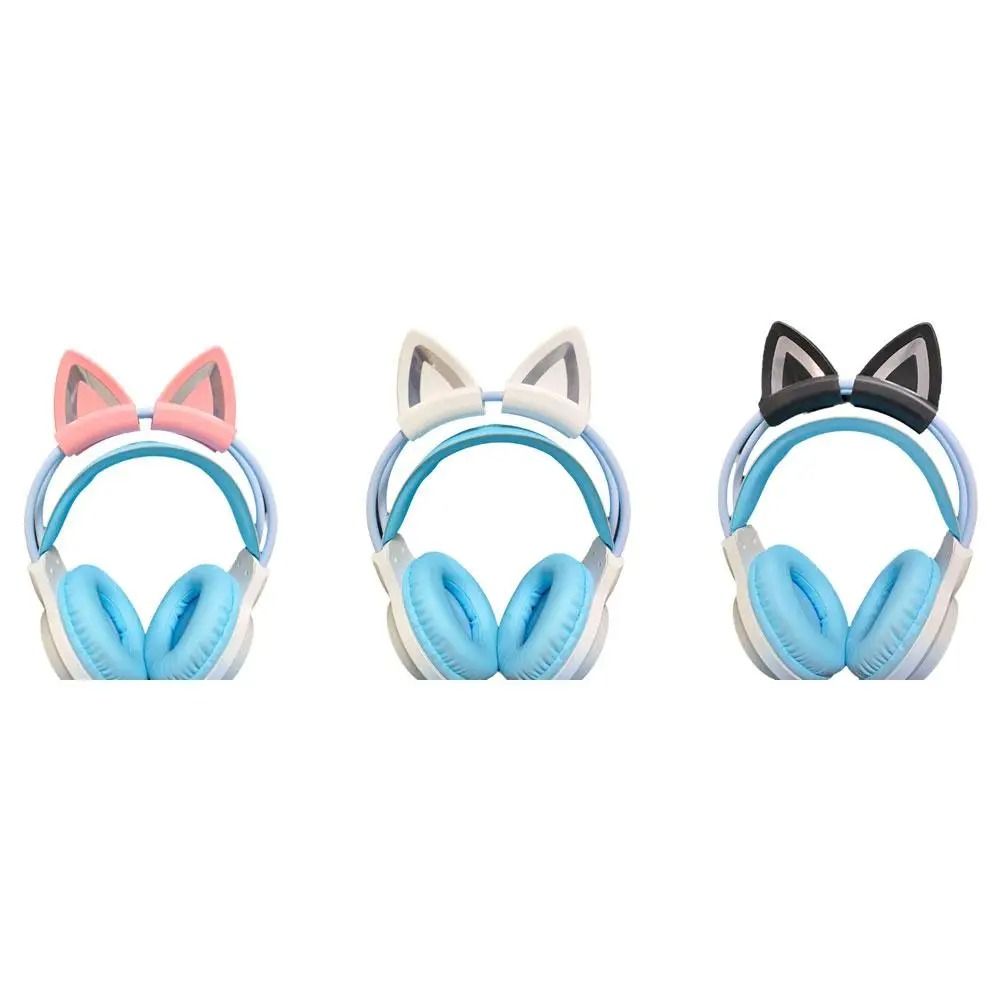 Cat Ear Headphones Accessory Silicone Gaming Headset Decoration Attachment