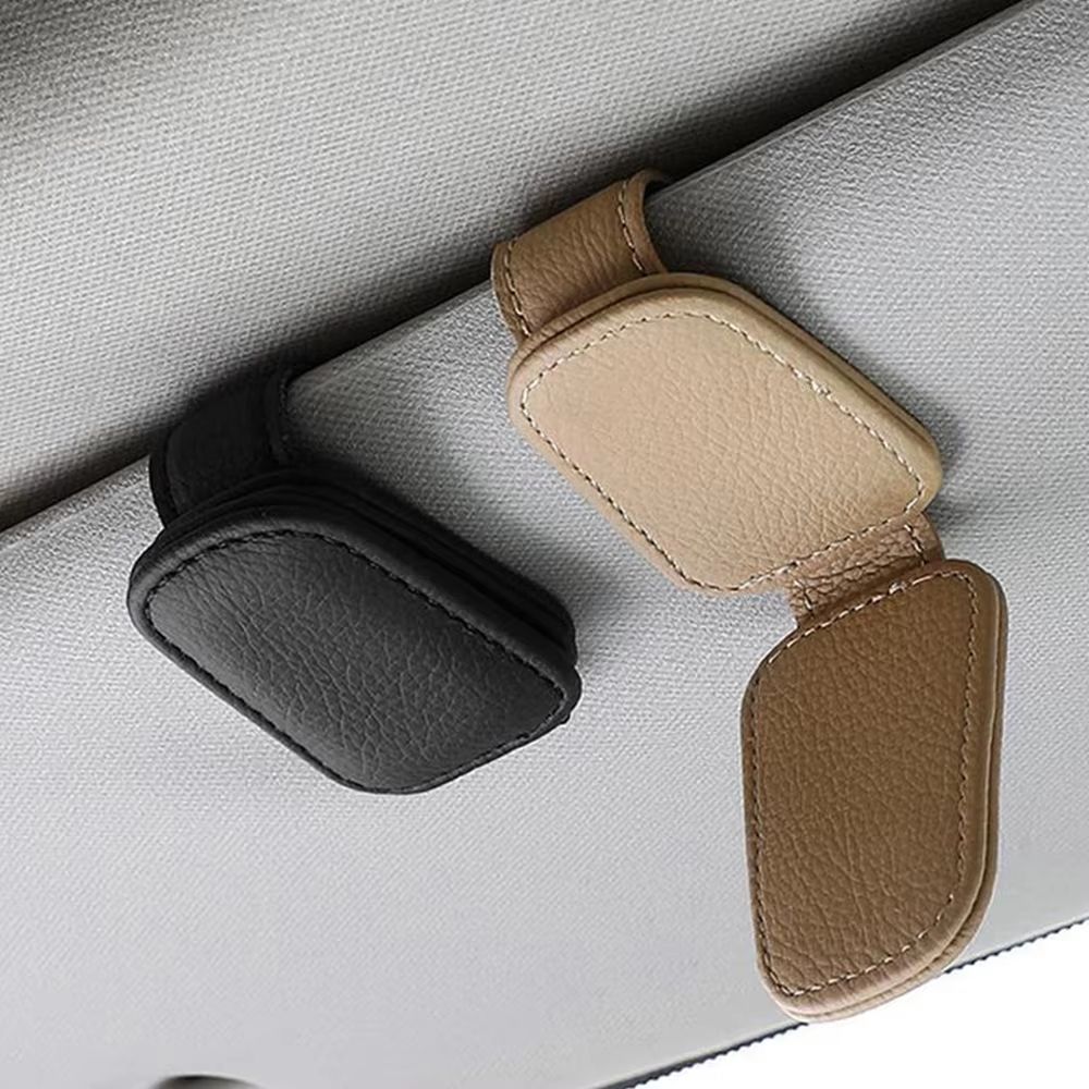 AutoGrip Universal Car Sunglasses & Accessory Organizer – Visor Clip Holder for Cards, Tickets, Pens & Glasses