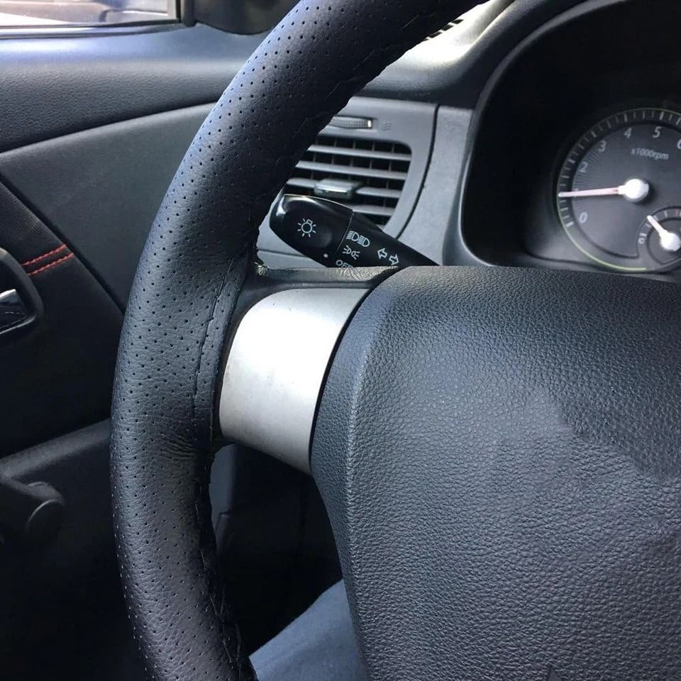 Genuine Leather DIY Car Steering Wheel Cover – Anti-slip