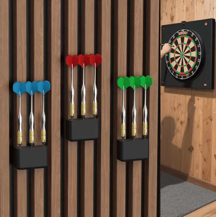 Acoustic Panel Dart Holder Stand – No-Drill Soundproof Board Accessory for Studio & Office
