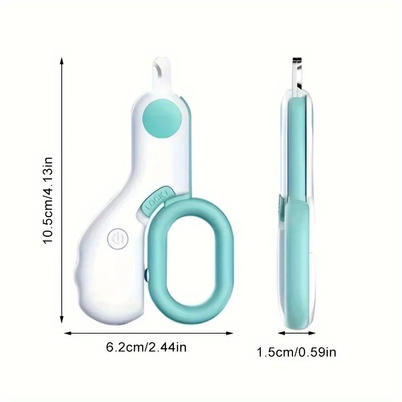 LED Pet Nail Clipper for Cats and Dogs