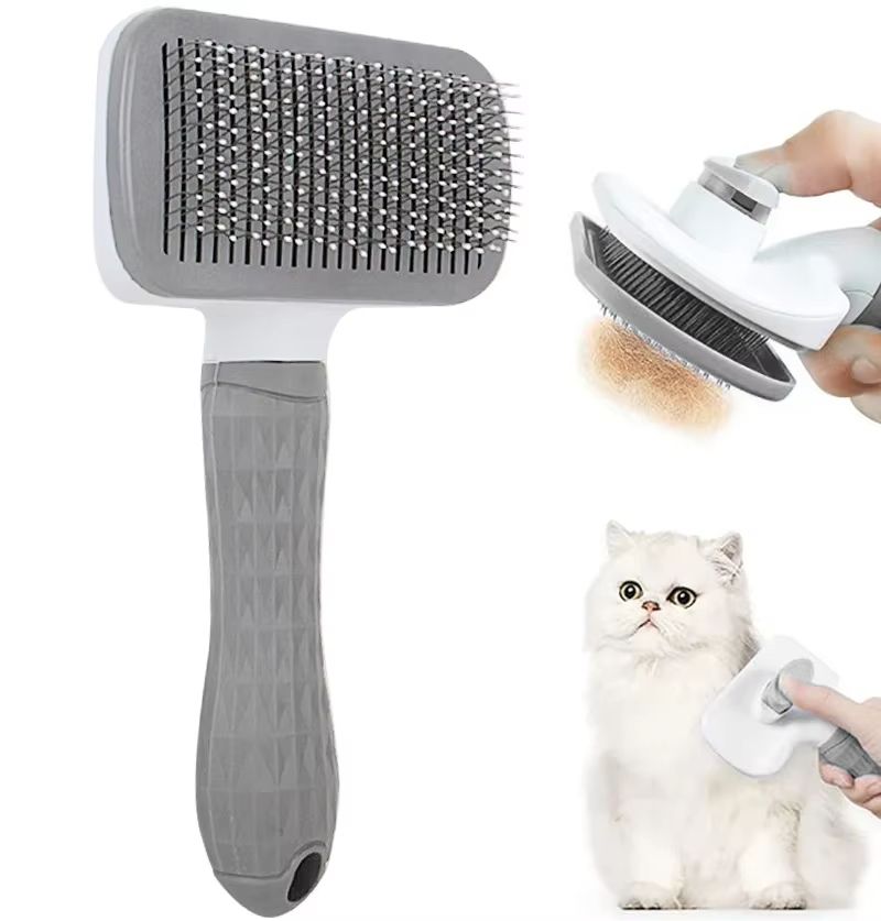 Premium Pet Hair Remover Brush – Long Hair Grooming Comb