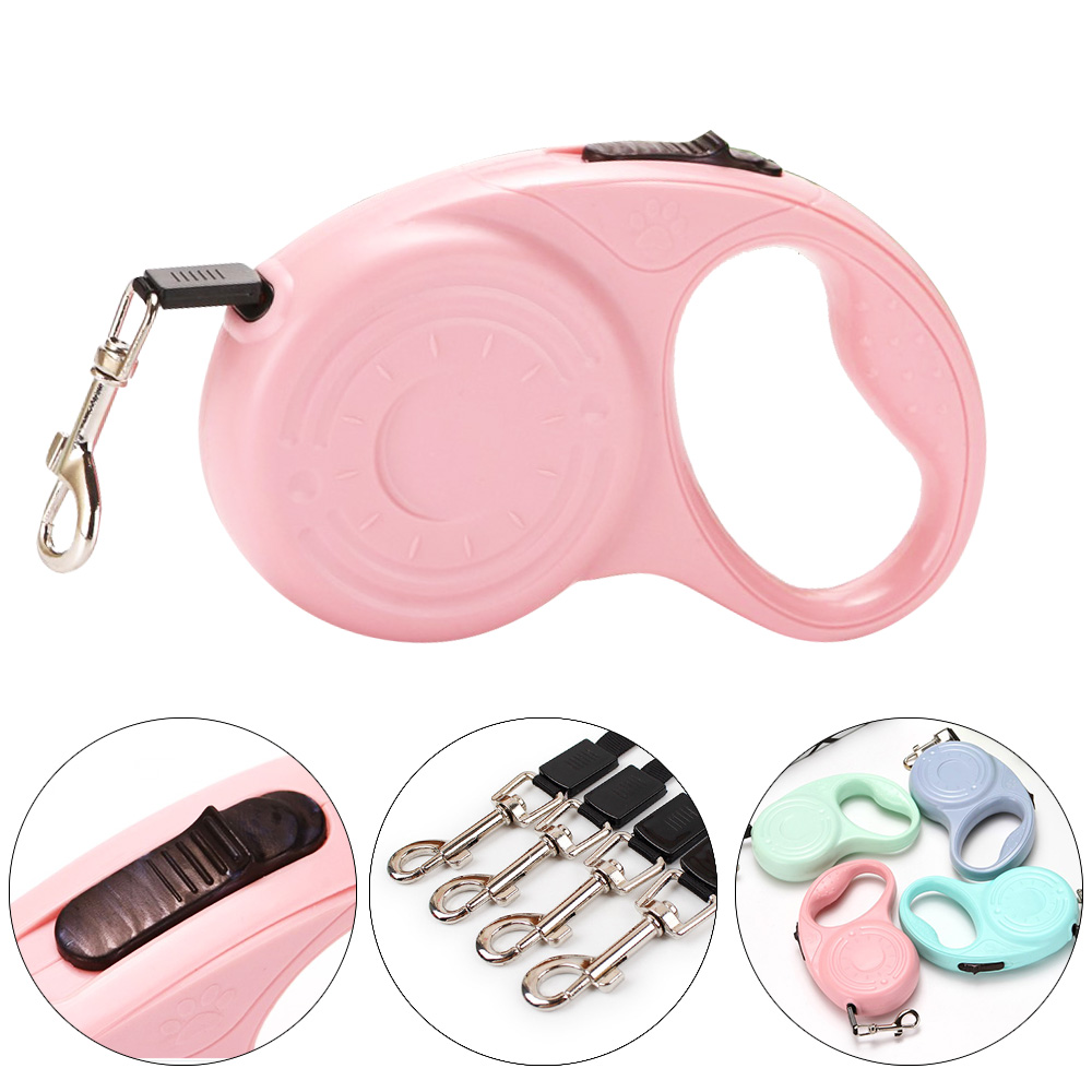 Automatic Retractable Dog Leash for Small Dogs & Cats, Extending Rope for Chihuahua, Bulldog, Hiking & Outdoor Use