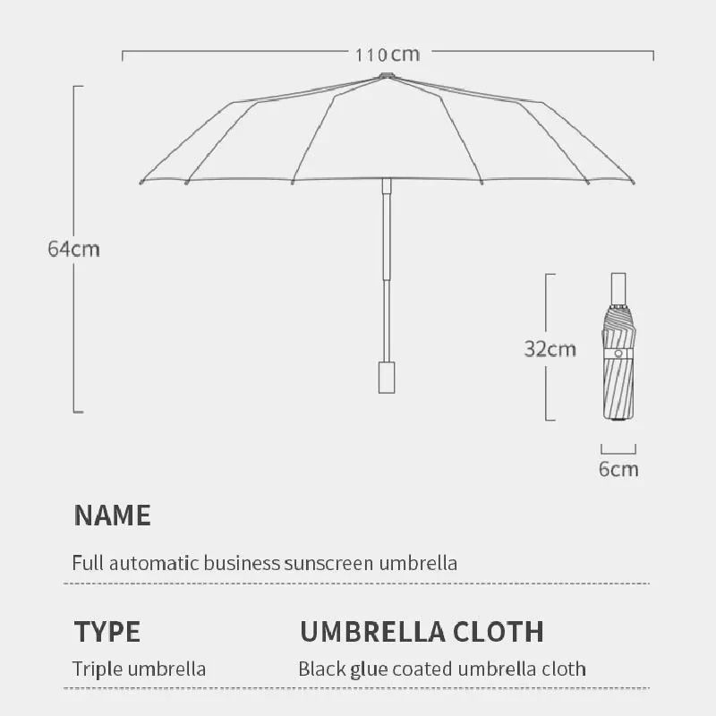 Xiaomi Automatic 24 Rib Collapsible UV Protection Umbrella