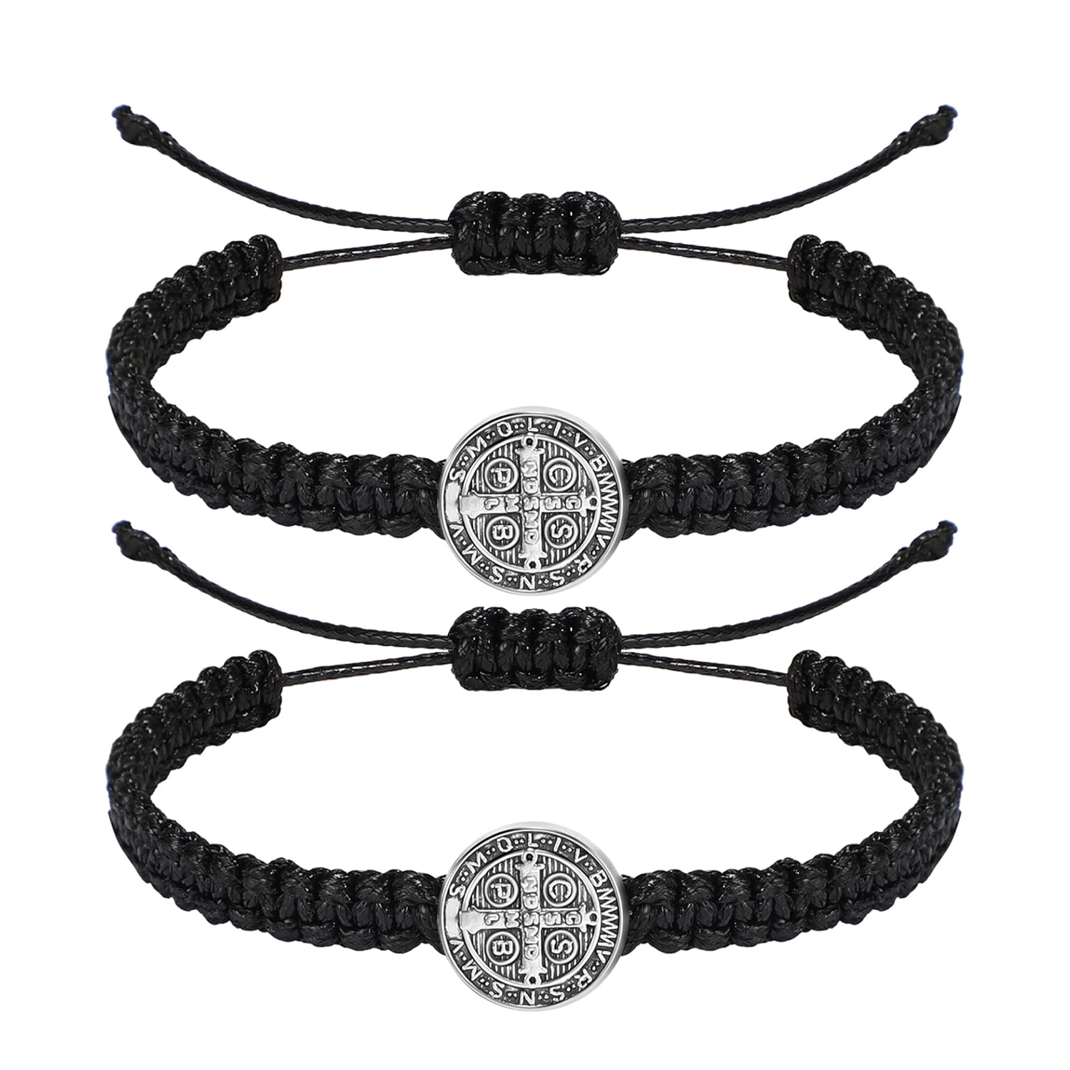Saint Benedict Bracelet Adjustable Catholic Bracelet Religious Protection Jewelry