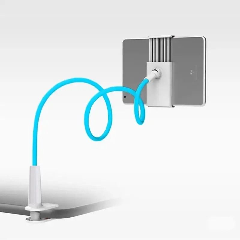 Flexible Gooseneck Tablet Holder Stand with Clamp for Bed and Desk