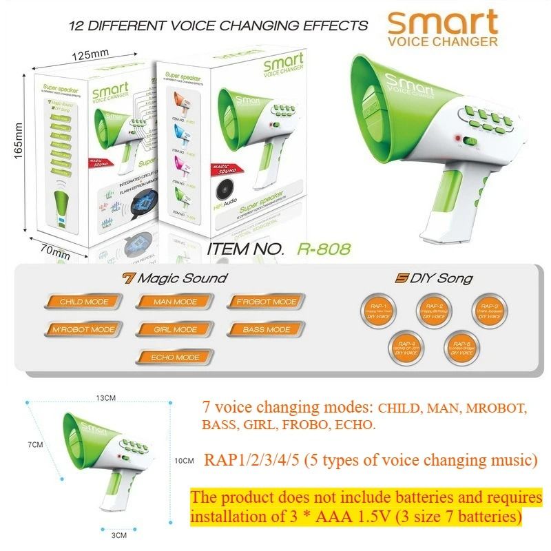 Top Quality Kids Voice Changer Megaphone Toy