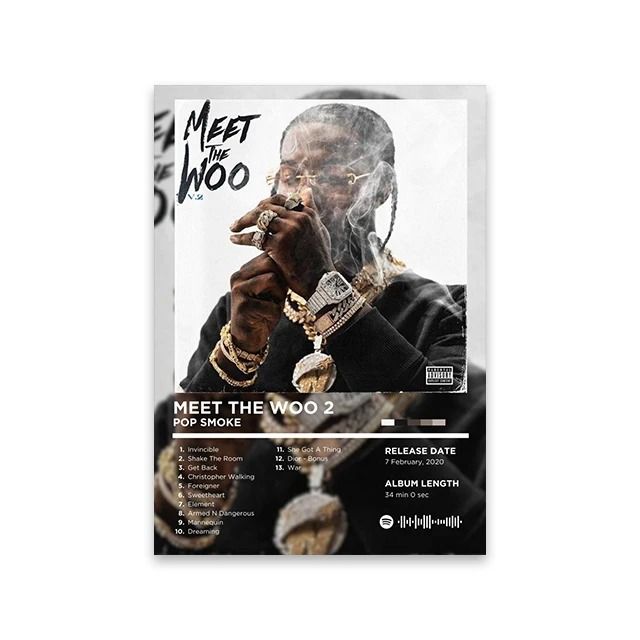 Retro Rap Album Cover Canvas Poster Music Wall Art Print