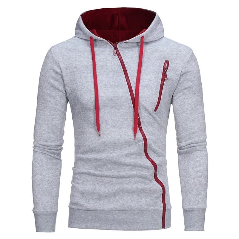Mens Zip Up Fleece Bomber Jacket Hooded Casual Coat