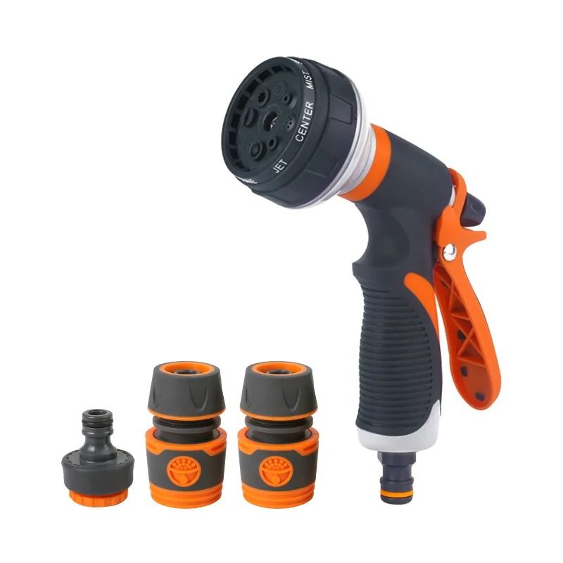 8-Mode High-Pressure Garden Watering Gun – Adjustable Irrigation Sprayer