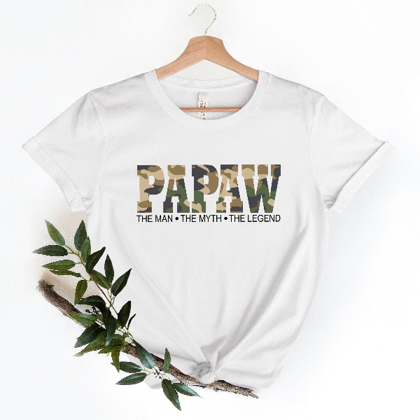 Legend Papaw Shirt Military Papaw Tee Fathers Day Gift