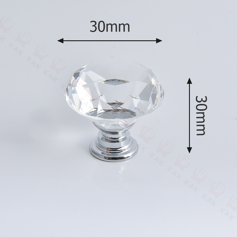 Crystal Cabinet Knobs Gold Drawer Handles Set Luxury Diamond Kitchen Cabinet Pulls