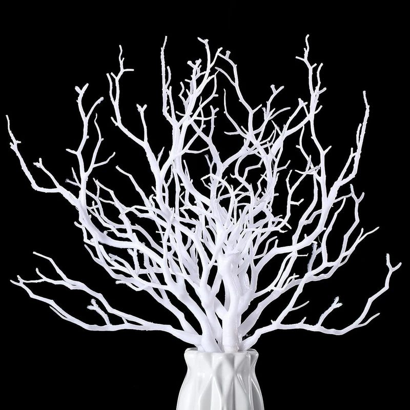 Artificial Antler Branch Decorative Twigs – Rustic Faux Plant Stems for Home & Event Decor
