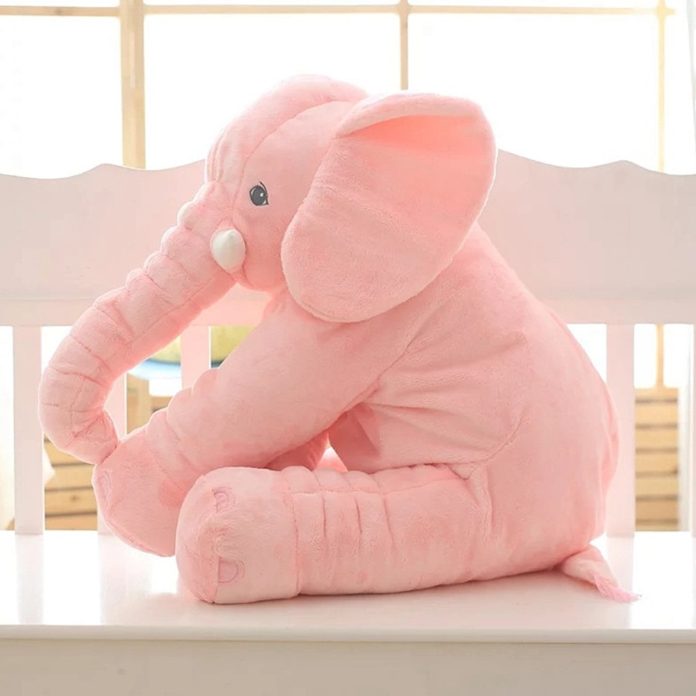 Plush Elephant Pillow