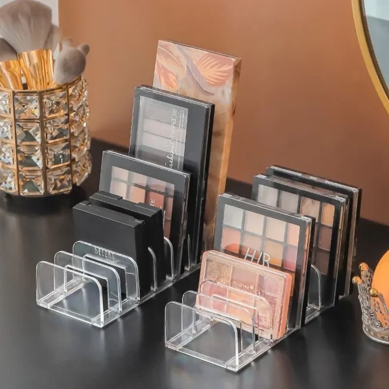 Acrylic Eyeshadow Palette Organizer Makeup Storage Rack