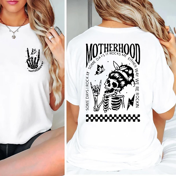 Motherhood Sometimes I Rock It Shirt Funny Mom Tee