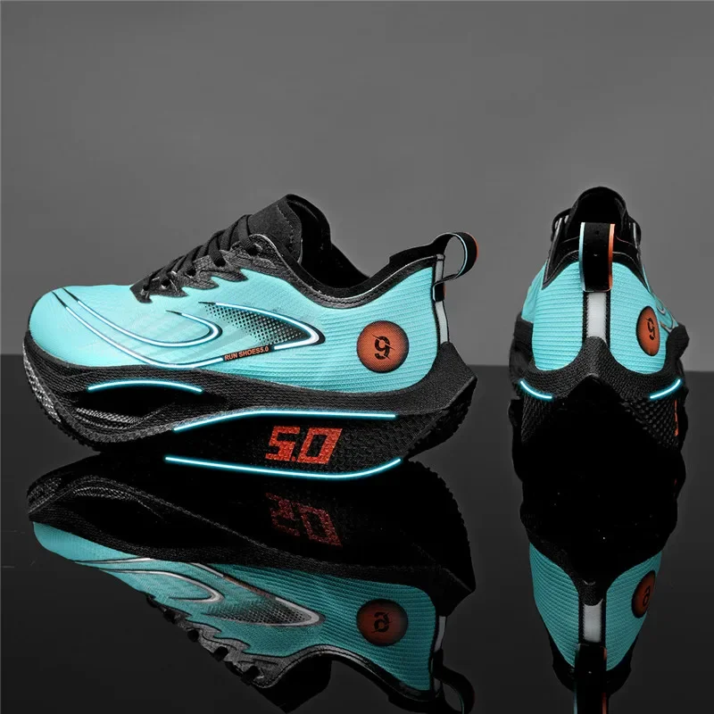 Professional Marathon Racing Sneakers with Full Carbon Plate, Lightweight Breathable Sports Shoes for Men and Women