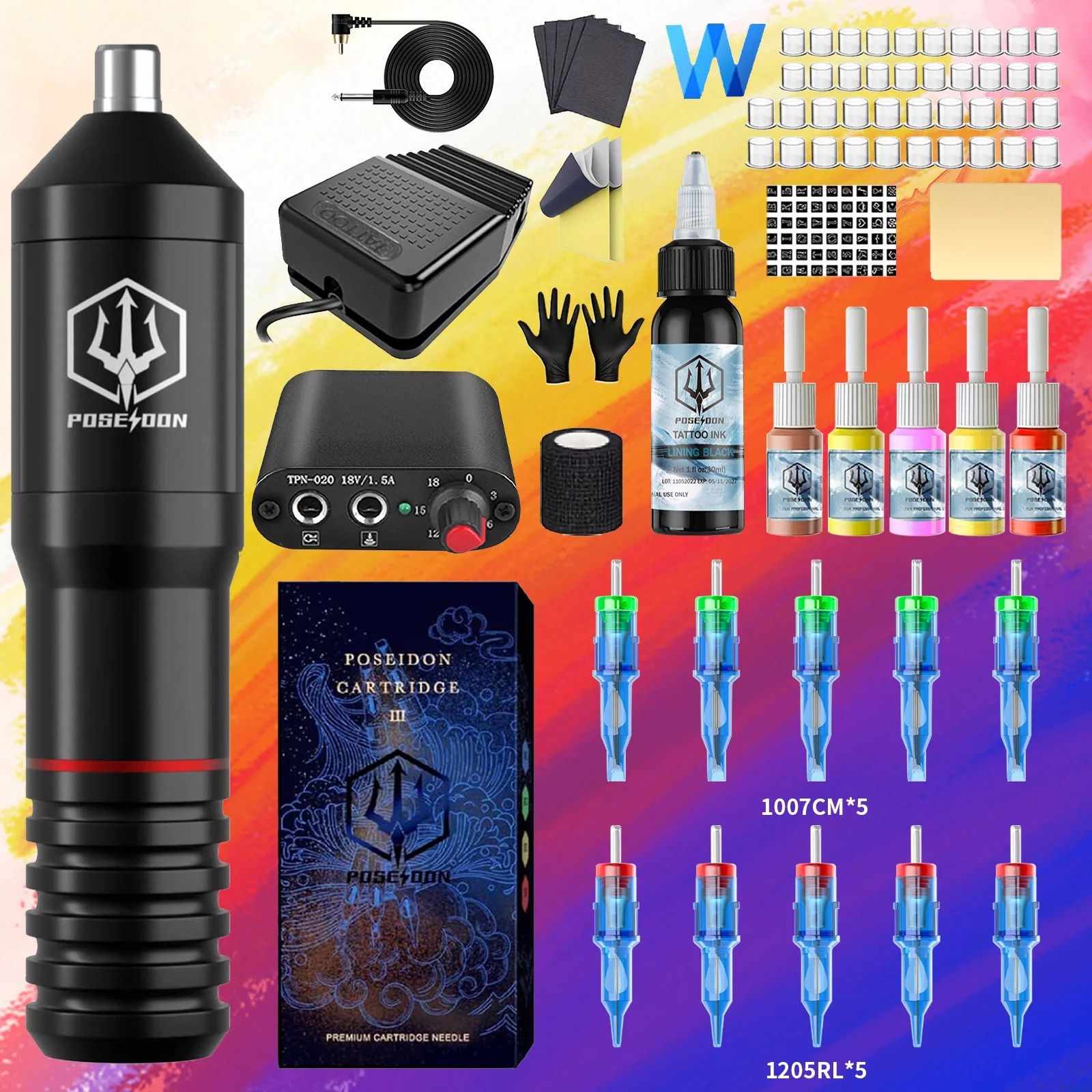 Professional Tattoo Pen Kit Permanent Makeup and Body Art
