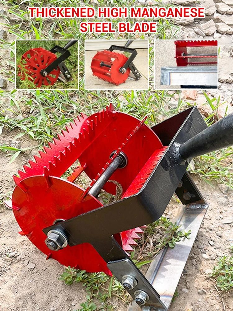 Cultivator Weeding Head Push Hoe Attachment for Manual Garden Weeding
