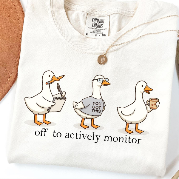 Funny Teacher State Testing Goose Comfort Colors Shirt Test Day Tee, Testing Coordinator T-Shirt