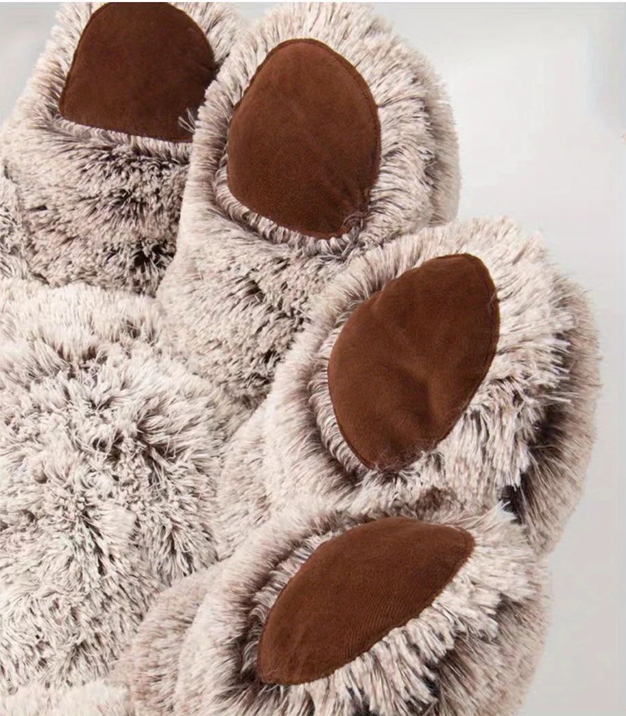 Bear Paw Shape Cozy Pet Sofa Bed