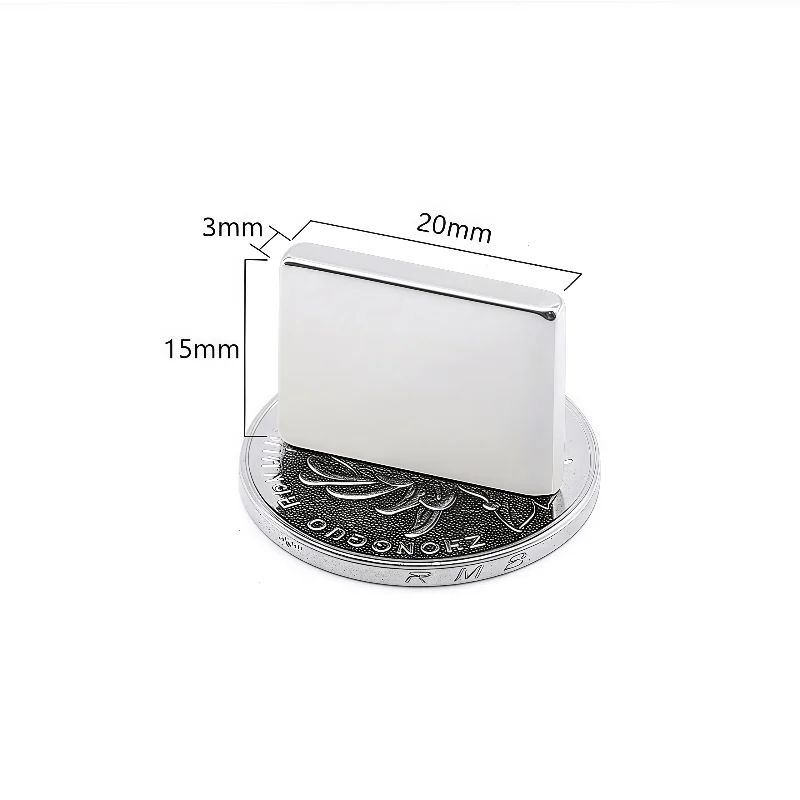 N52 Strong Neodymium Magnet Set Heavy Duty Square Magnets Pack