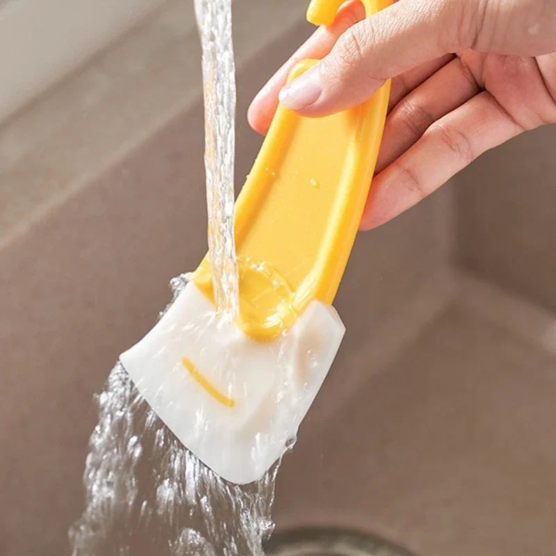 Premium Silicone Cleaning Spatula Flexible Kitchen Scraper Tool