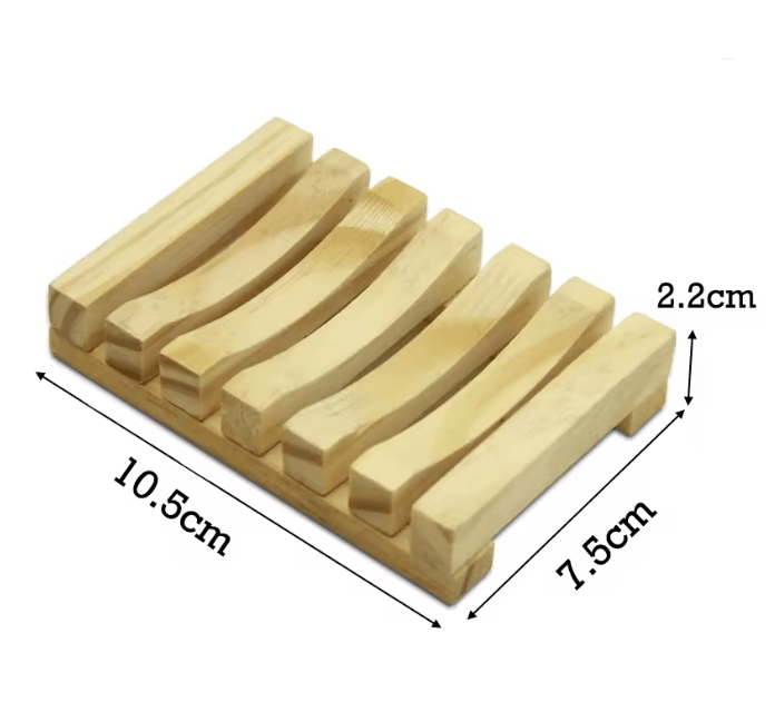 Natural Bamboo Soap Holder Tray