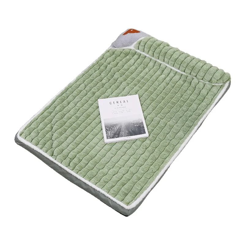 Winter Plush Dog Bed with Removable Washable Cover