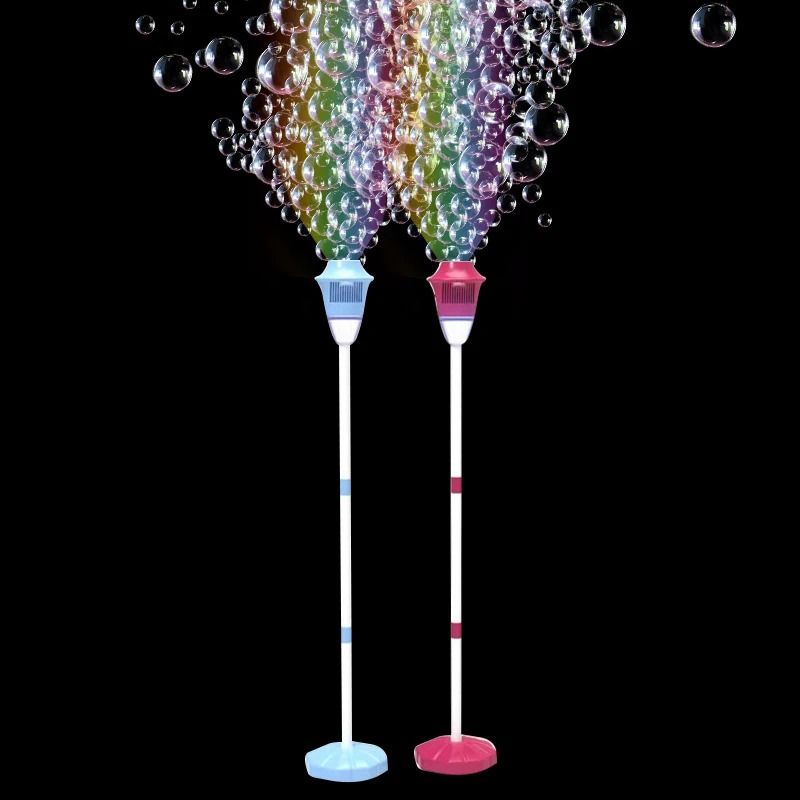 Street Light Bubble Machine with LED Lights for Parties and Outdoor Fun