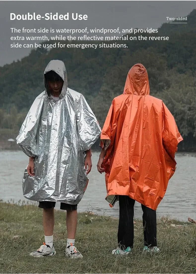 Emergency Waterproof Rain Poncho