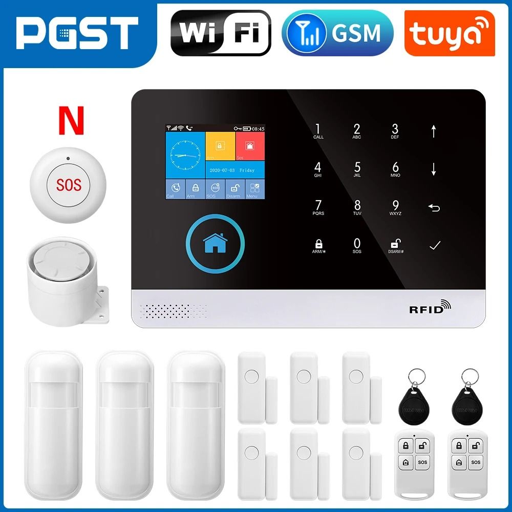 PGST 103 4G WiFi GSM Home Security Alarm System