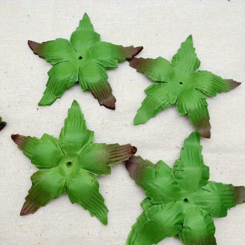 Realistic Rose Leaf Decoration Set – Faux Greenery Accessories for DIY Bouquet & Floral Arrangements