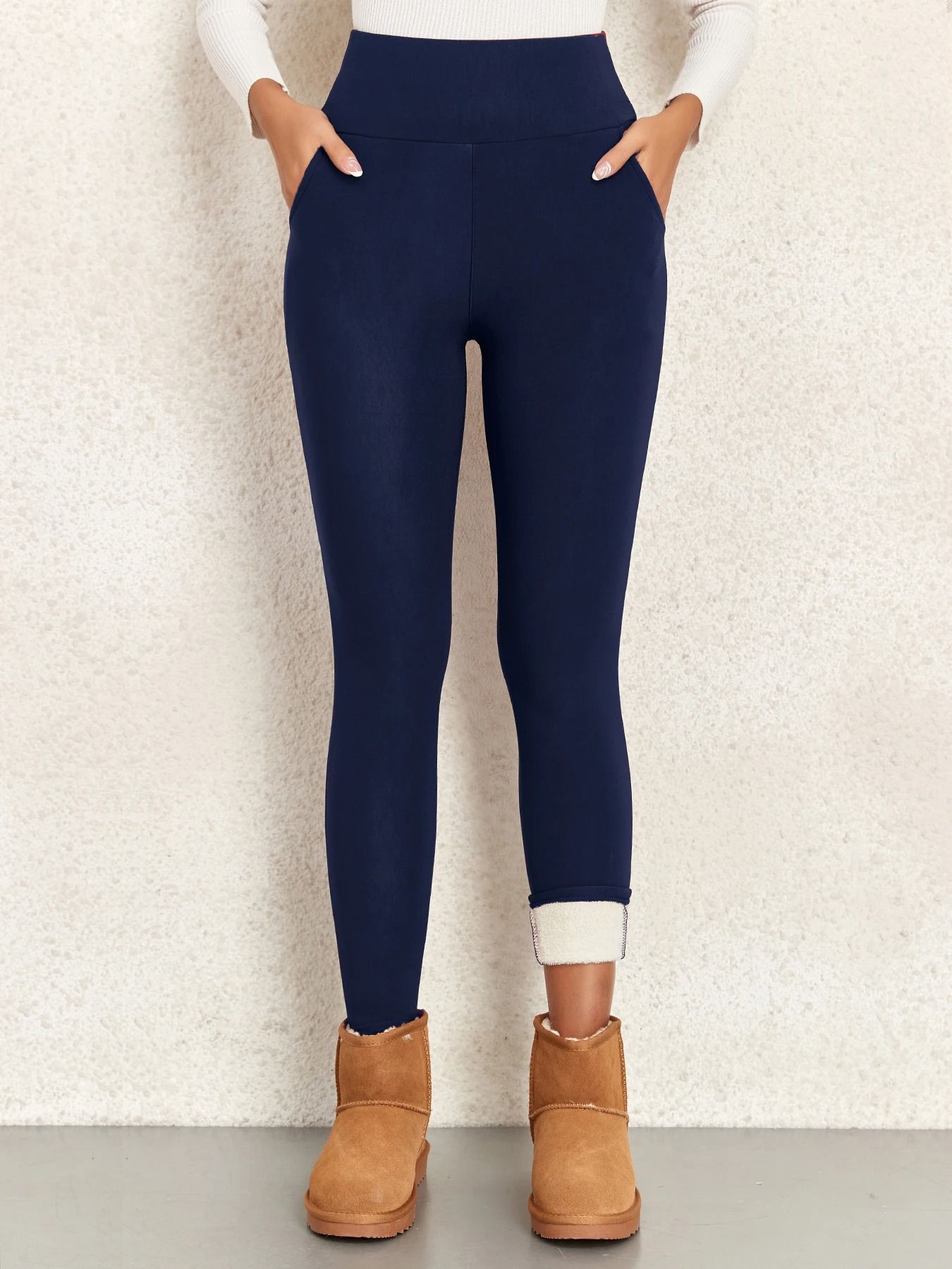 Thick Winter Women Warm Velvet Leggings High Waist