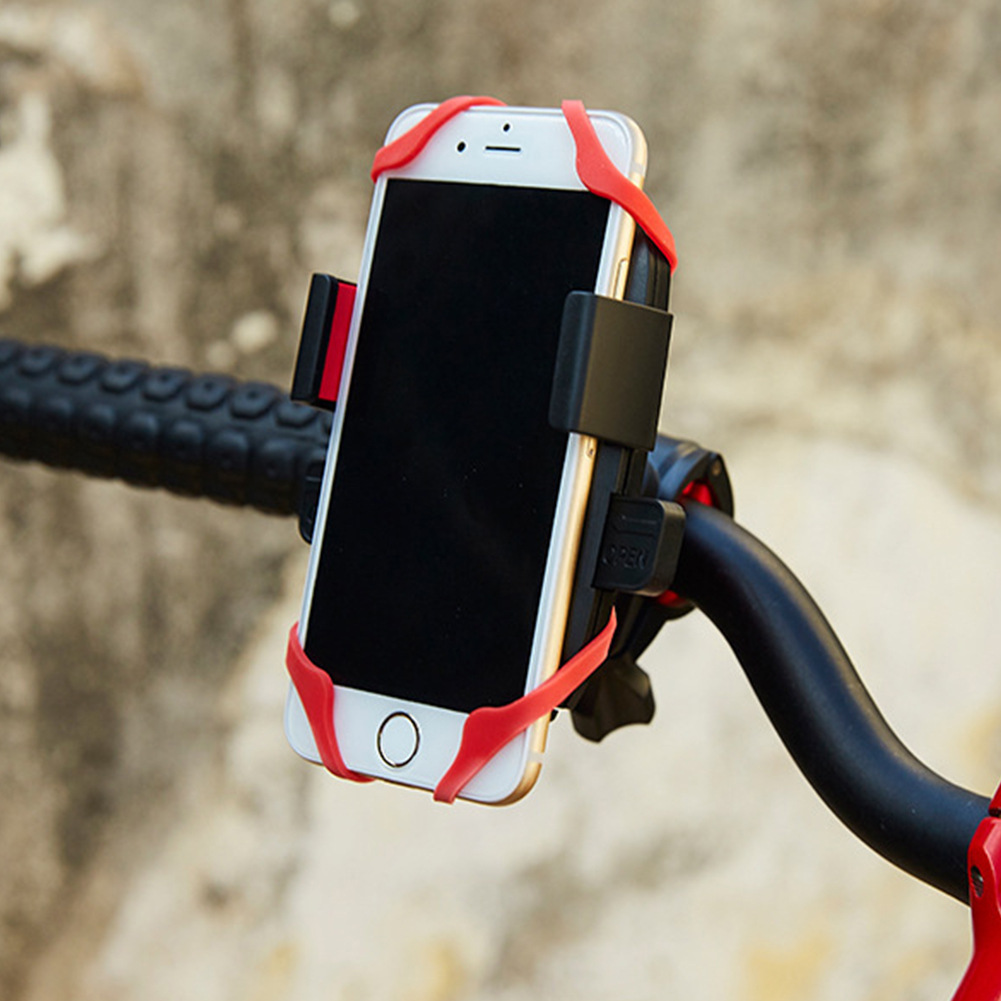Mobile Phone Holder for Bikes and Motorcycles Universal Phone Mount for Mountain & Electric Bikes