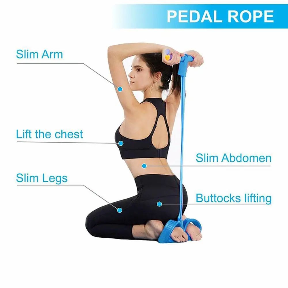 Pedal Resistance Band Exercise Trainer