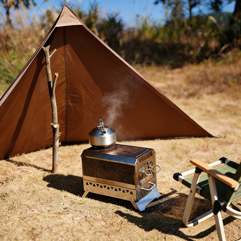 Portable Camping Stove Windscreen Wind Shield for Outdoor Cooking and BBQ Protection