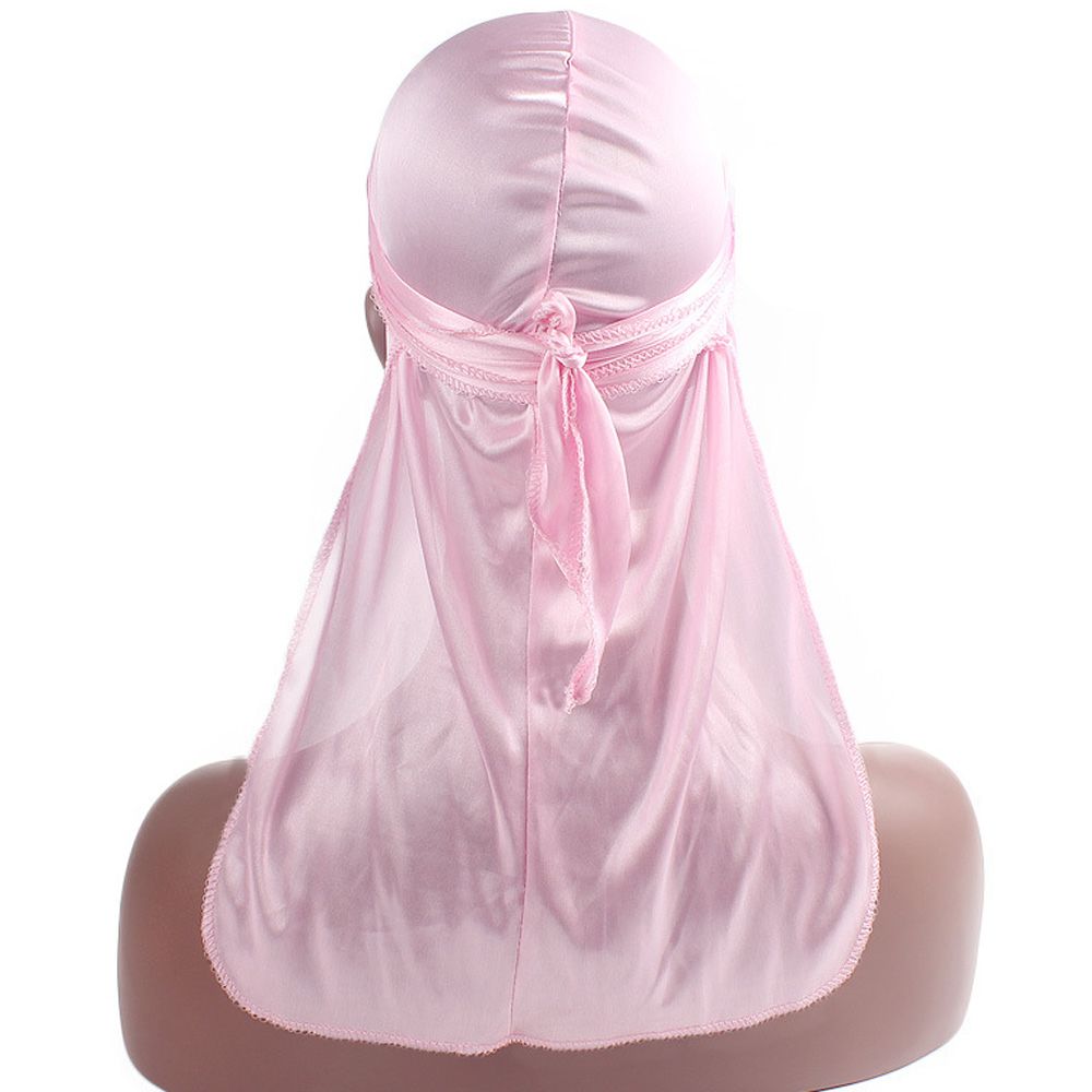 Pre-Tied Bandana Turban Hijab Silk Durag Pirate Hat Fashion Men Women Chemo Cap Headwrap