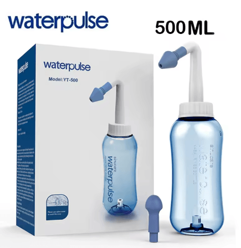 Nasal Irrigator Rinse Bottle 300ml 500ml Water Pulse Nose Wash for Sinus and Allergy Care