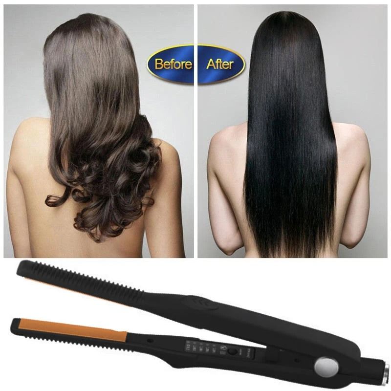 2 in 1 Hair Straightener and Curler Ceramic Flat Iron