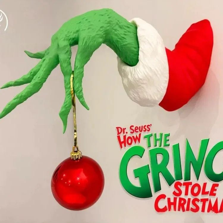 Green Plush Tree Hugger Arms Christmas Tree Topper – Bendable Holiday Party Decor