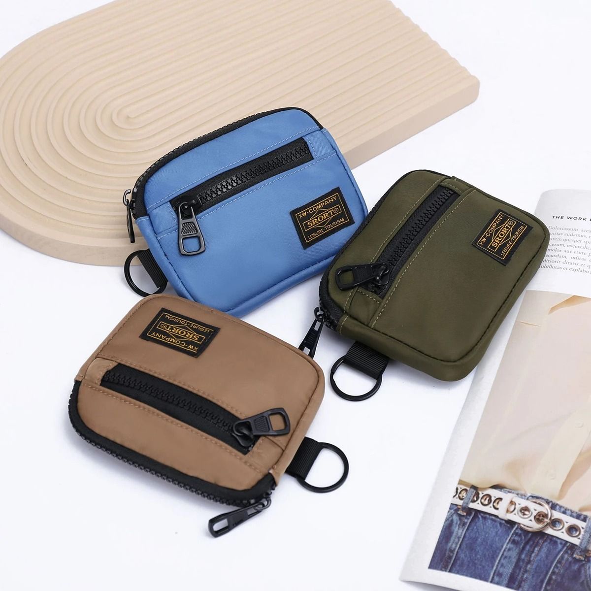 Trendy Oxford Cloth Workwear-Style Multi-Functional Pouch