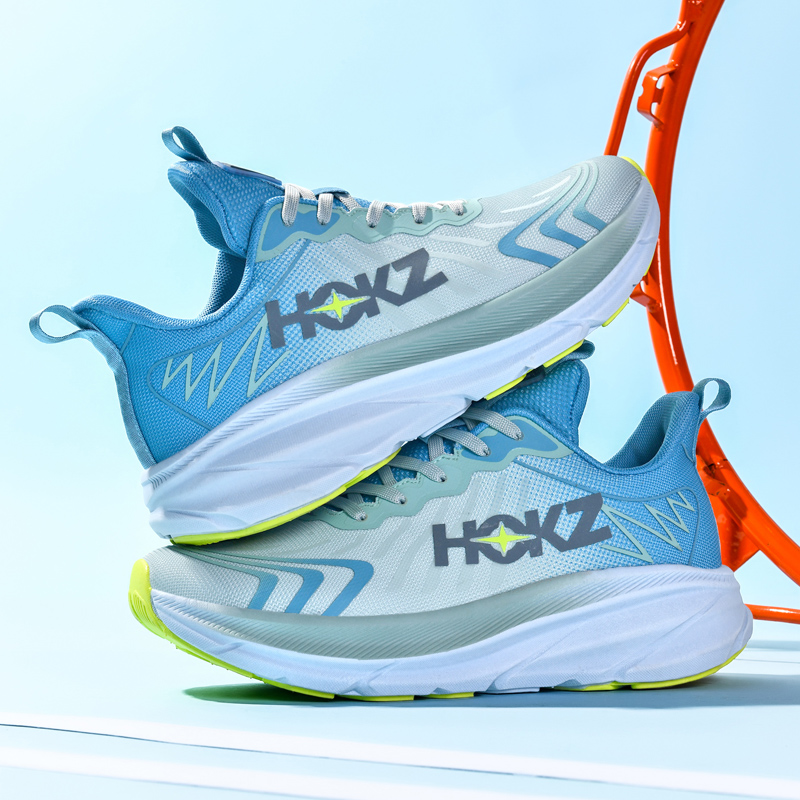 Men Breathable Running Shoes with Cushioning and Non-Slip Sole