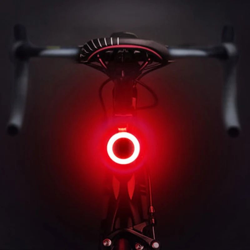 USB Rechargeable Bicycle Tail Light Multi Mode LED Cycling Rear Lamp