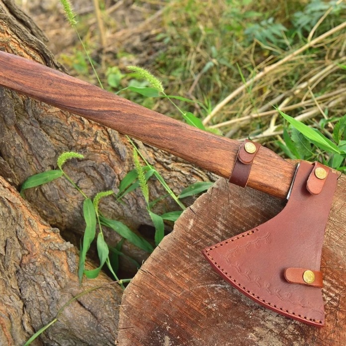 Handmade Steel Tomahawk Axe Integral Hunting Axe