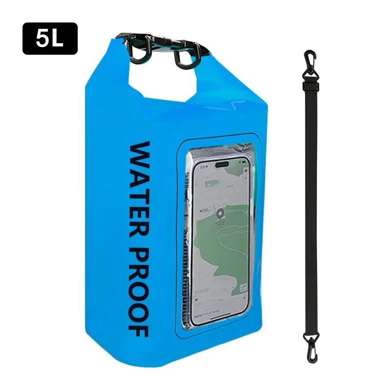 Touch Screen Transparent Dry Bag Backpack 2L and 5L