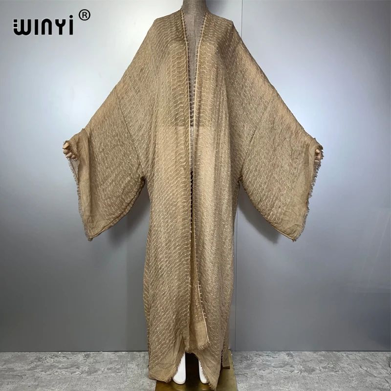 Luxury Maxi Beach Kimono Kaftan Cover Up