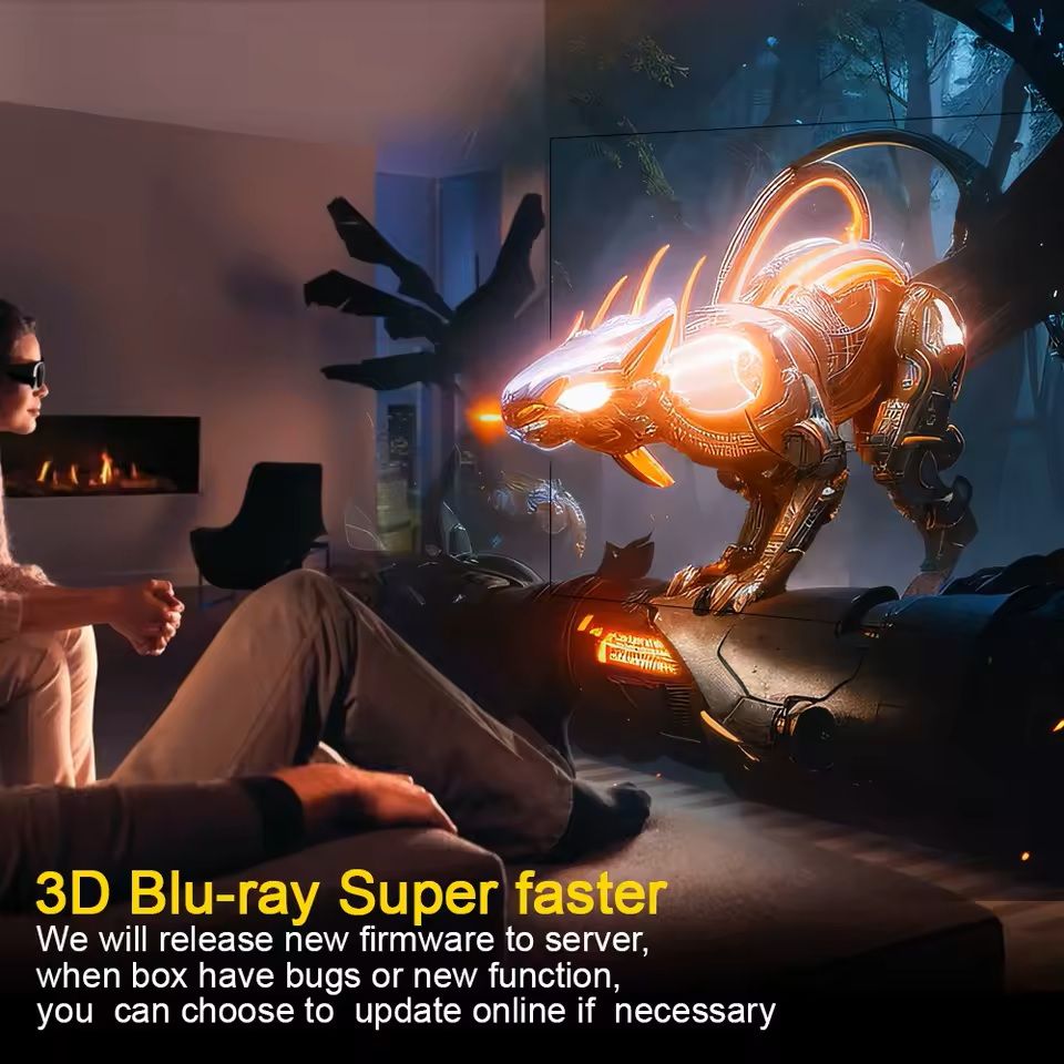 Android 12 TV Box – Allwinner H618, Dual Wi-Fi, 8K Support, Voice Control