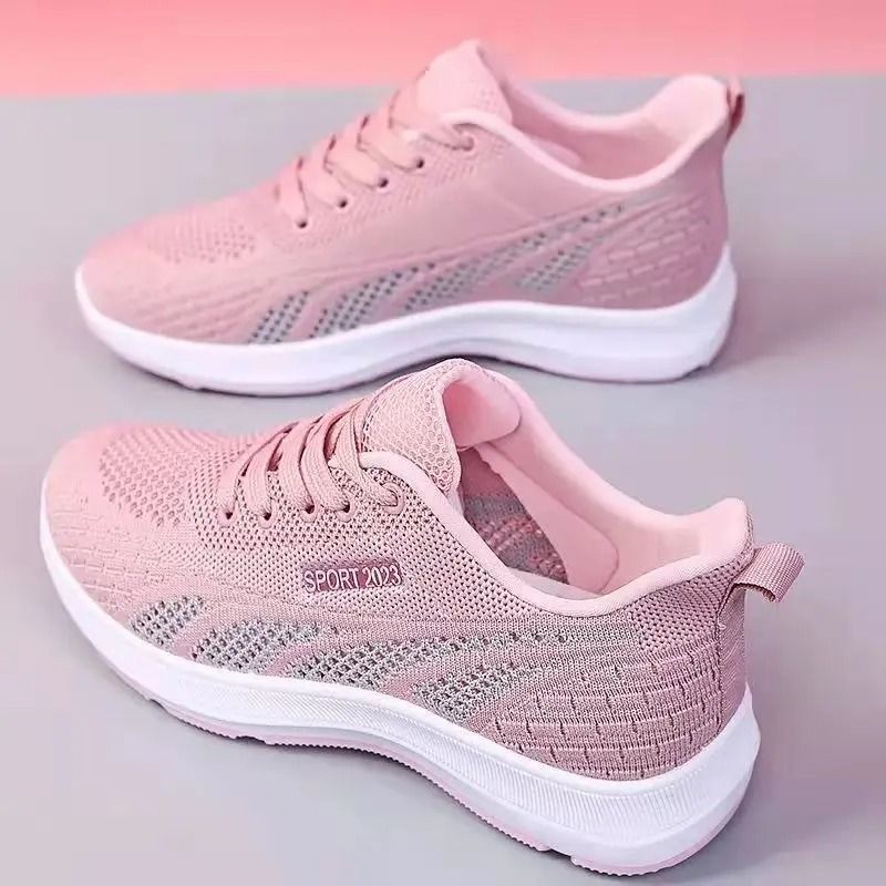 Women's Lightweight Running Shoes with Air Cushion and Breathable Mesh