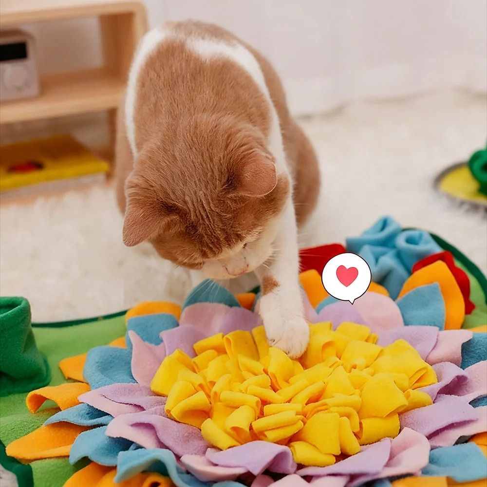Interactive Dog Snuffle Mat and Puzzle Feeder
